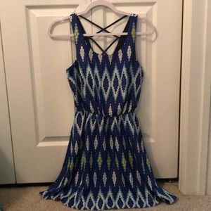 Blue dress